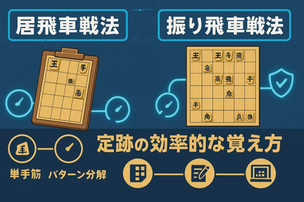 将棋初心者が最初に選ぶべきおすすめの「戦法」と「定跡」の効率的な覚え方