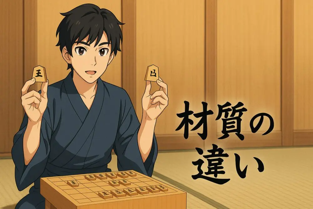 将棋版の材質の違い