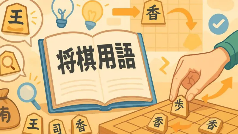今日から使える!初心者向け将棋用語入門|対局で役立つ基本用語と学習のコツを解説