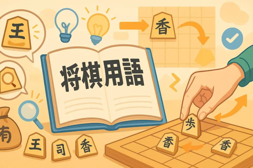今日から使える！初心者向け将棋用語入門｜対局で役立つ基本用語と学習のコツを解説