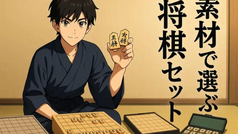 素材で選ぶ将棋セット！木製・プラスチック・磁石付きの違いとメリット 