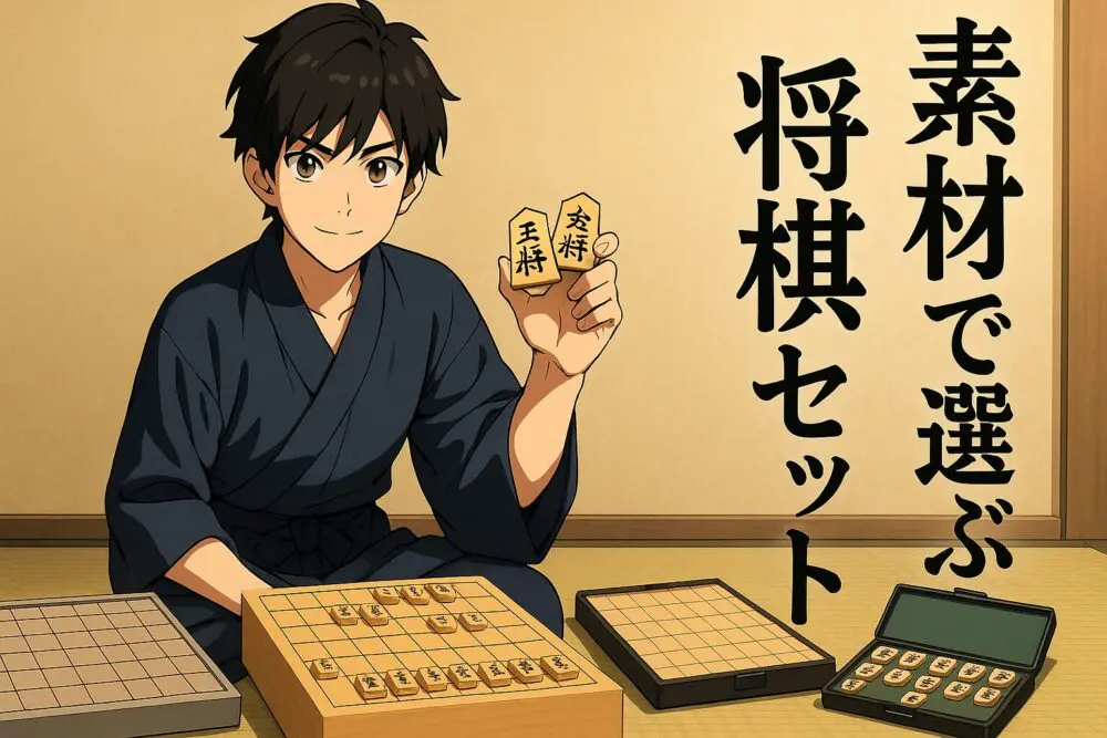 素材で選ぶ将棋セット！木製・プラスチック・磁石付きの違いとメリット