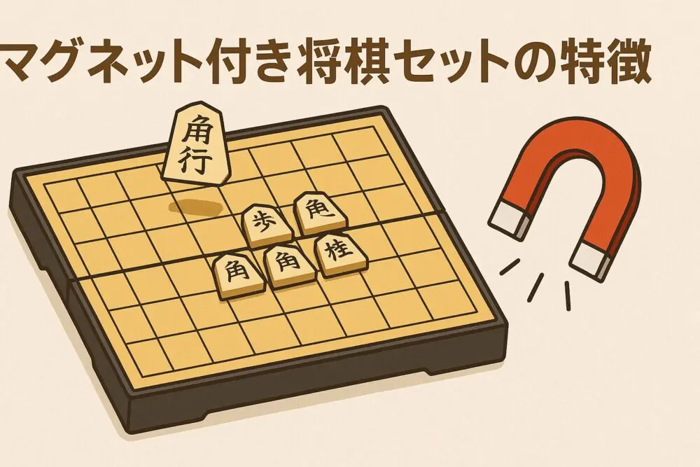 マグネット付き将棋セットの特徴
