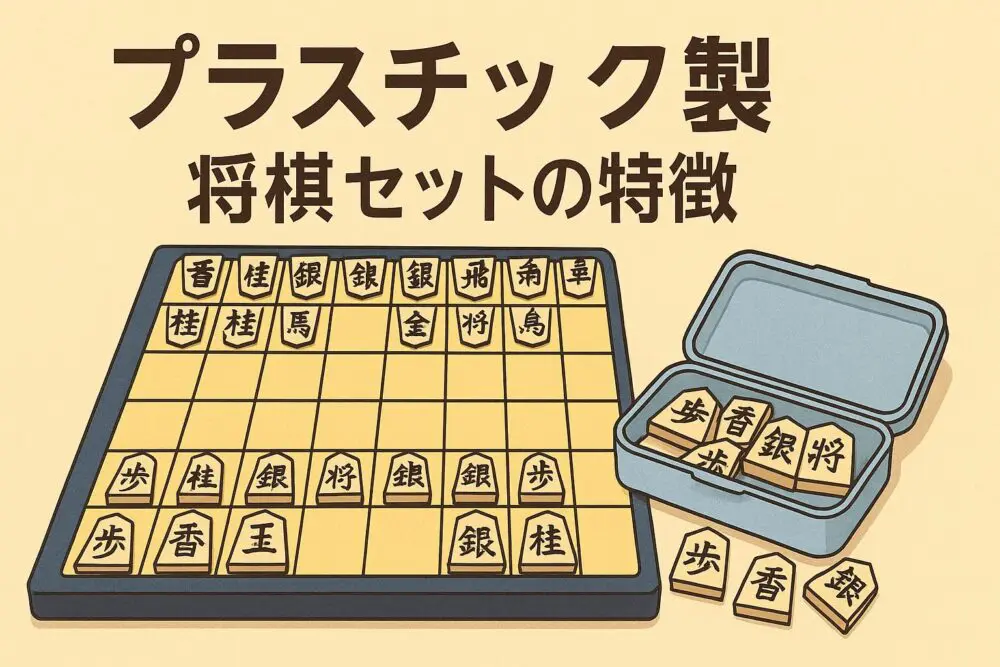 プラスチック製詰将棋セットの特徴