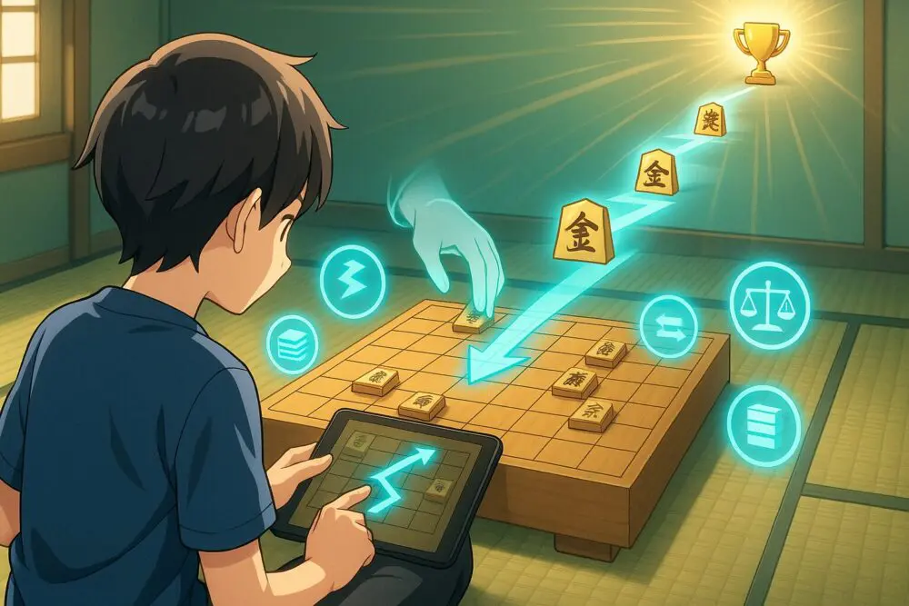 将棋「棋譜並べ」の正しいやり方と劇的効果！初心者から初段へ導く勉強法