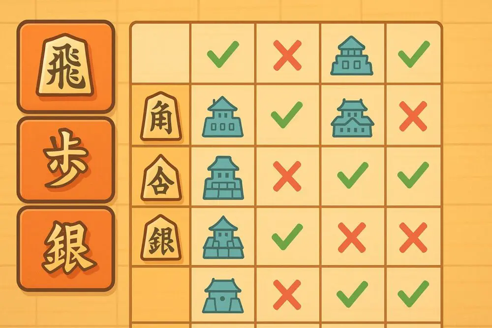 【決定版】主要な囲い・戦法の「相性体系表」と応用パターン