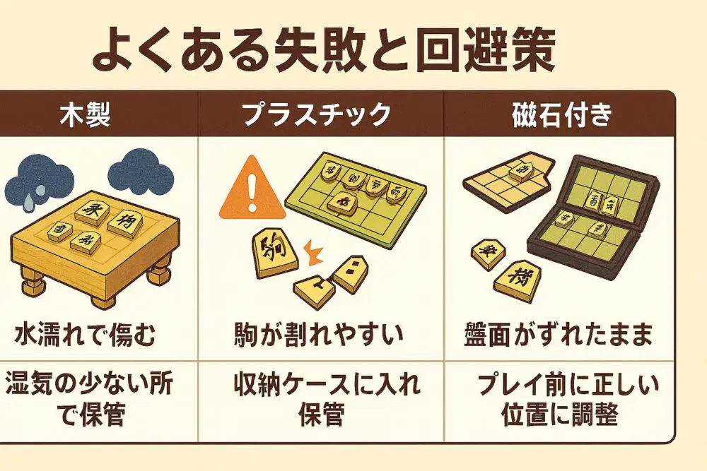 よくある失敗と回避策